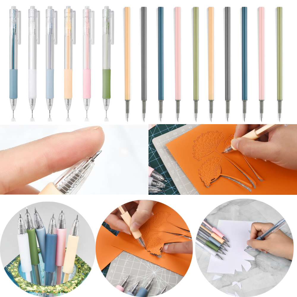 Art Craft Knife - Art Utility มีดปากกามีดตัดสติกเกอร์ Scrapbooking ตัดเครื่องมือ Express