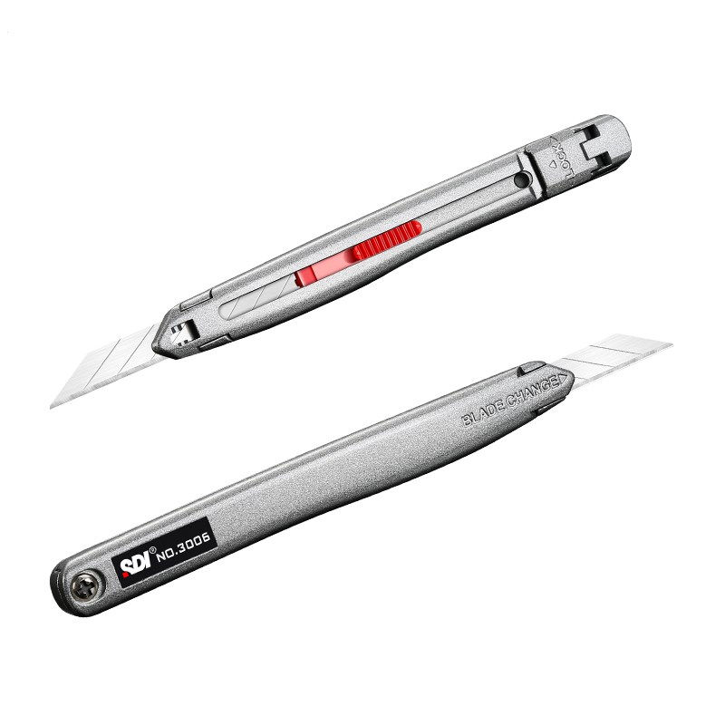 Art Craft Knife - สังกะสีอัลลอยด์ยูทิลิตี้มีดตัดหนังแกะสลัก Unpacking Multifunctional มีดหัตถกรรมมีด30องศามุมเฉียบพลันใบมีดเครื่องเขียน