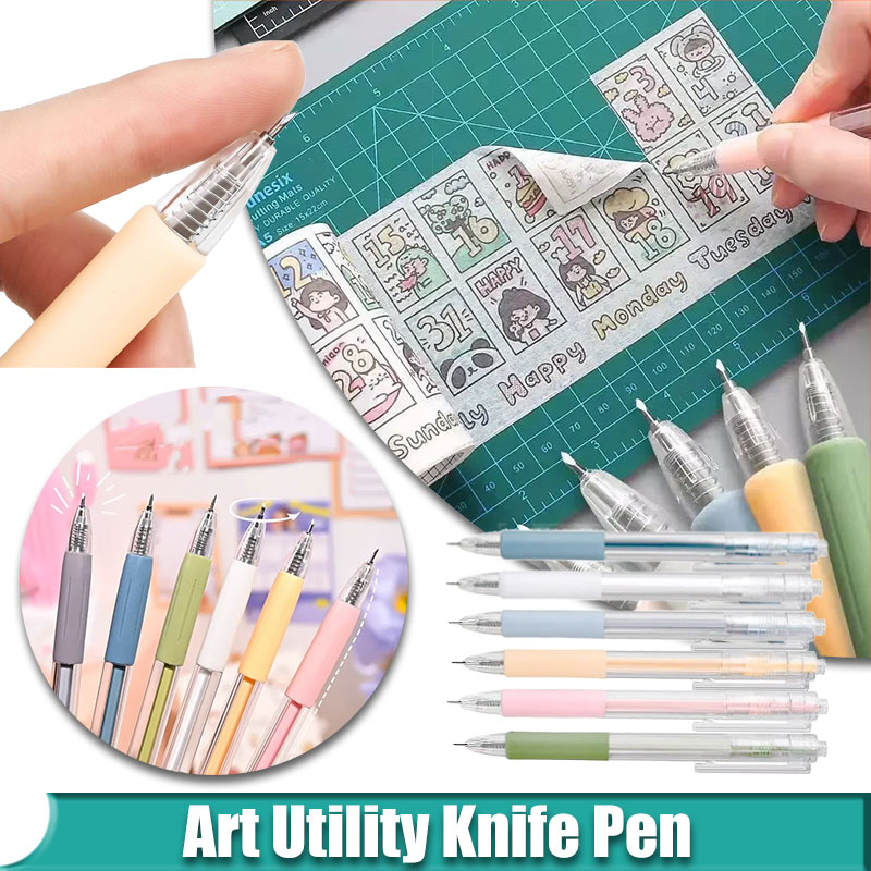 Art Craft Knife - Art Utility มีดปากกาเครื่องตัดกระดาษ Scrapbooking เครื่องมือตัดหัตถกรรมเครื่องมือตัด Scrapbooking