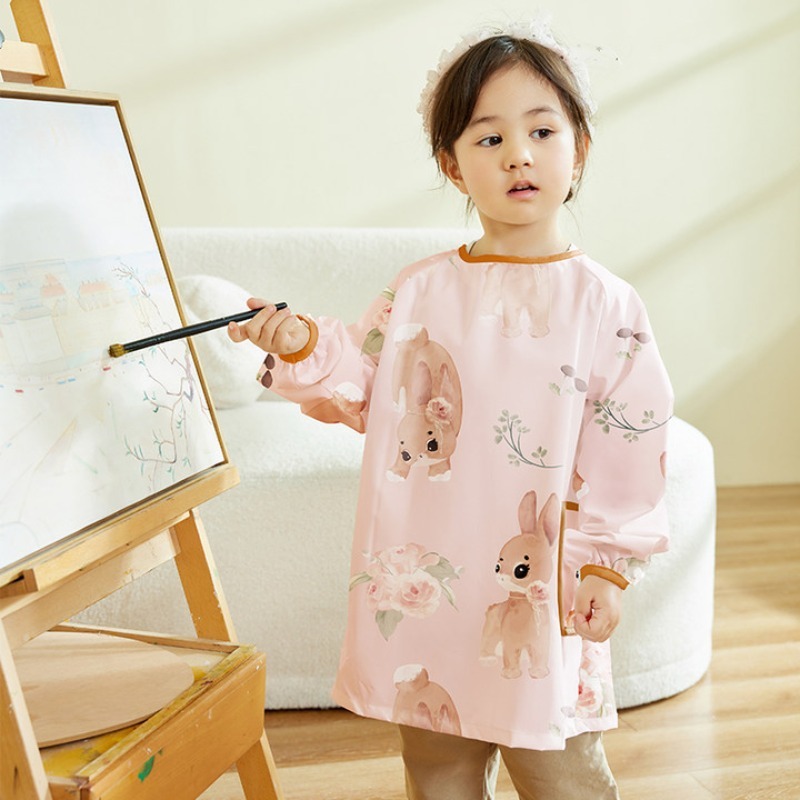 เสื้อกันเปื้อนเด็กแบบกันน้ำ แข - Art Craft Preschool บทวิจารณ์และราคา
