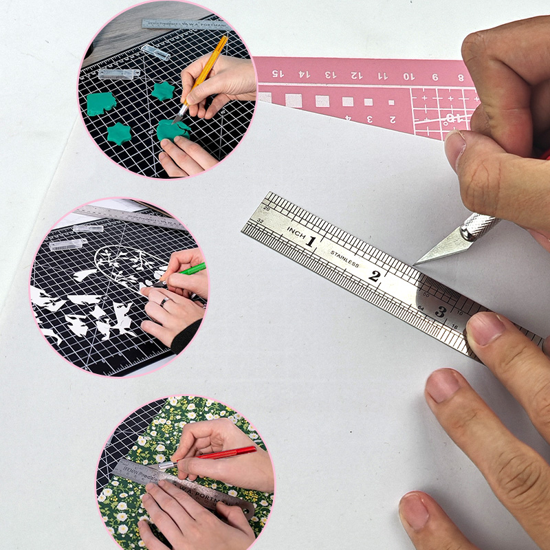 ชุดแผ่นรองตัด PVC ขนาด A4, อุป - Art Craft Knife บทวิจารณ์และราคา