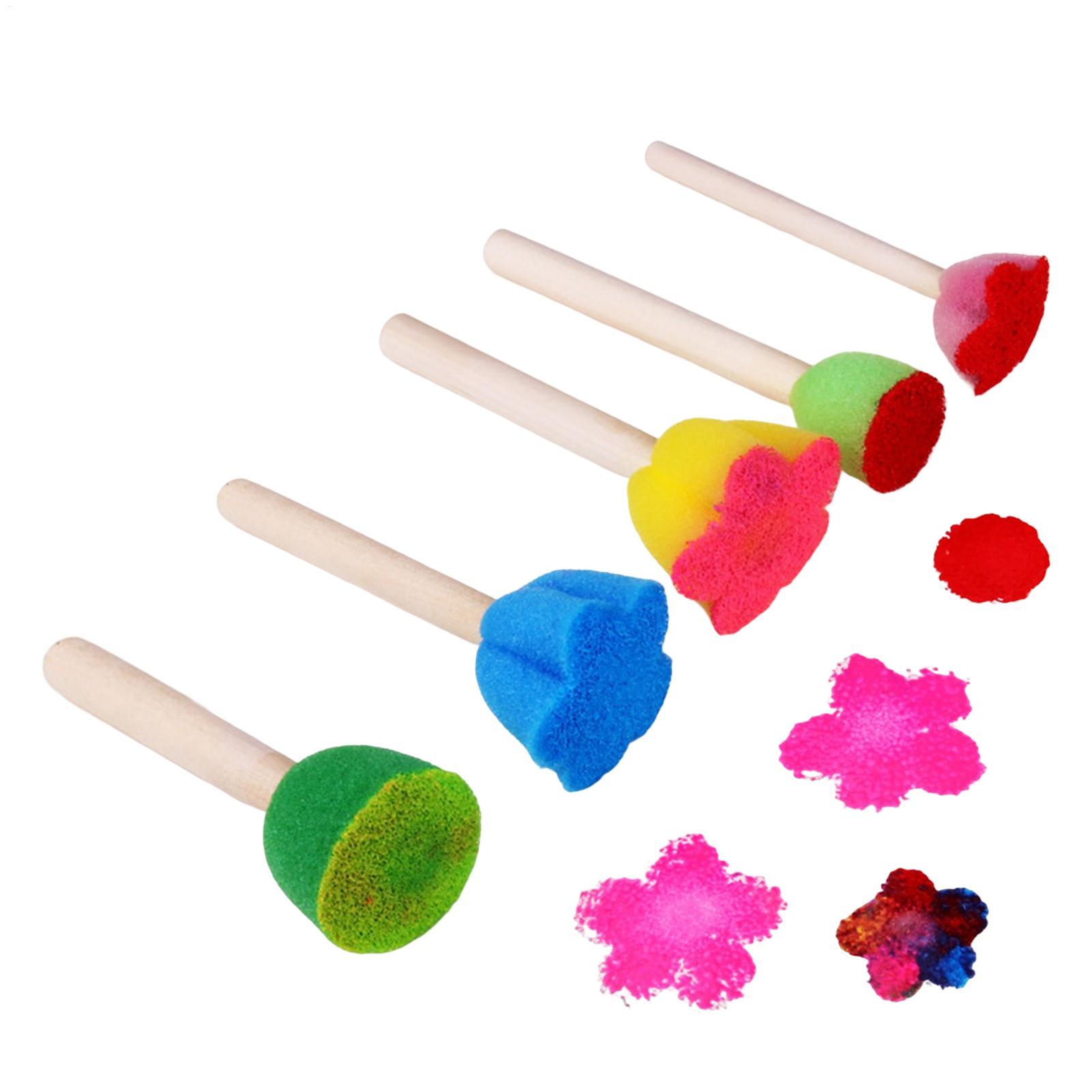 ฟองน้ำระบายสีสำหรับเด็กแบบใช้ซ - Art Craft Preschool บทวิจารณ์และราคา