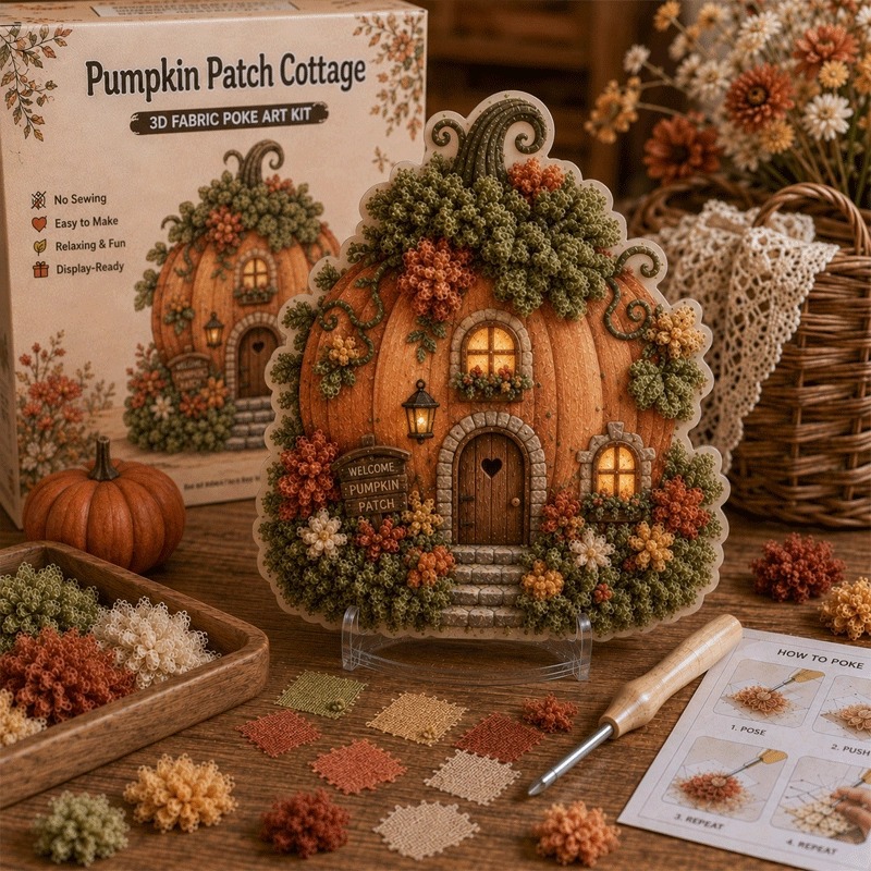 ชุดงานฝีมือ 3D Fabric Poke Art - Art Craft Bakery บทวิจารณ์และราคา