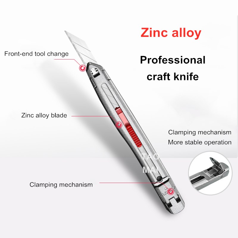 สังกะสีอัลลอยด์ยูทิลิตี้มีดตัด - Art Craft Knife บทวิจารณ์และราคา