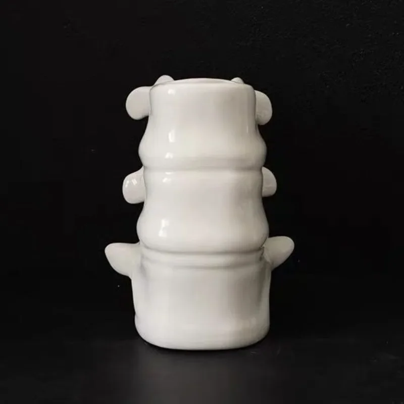 Creative เซรามิคกระดูกสันหลังถ - Art Craft Vase บทวิจารณ์และราคา