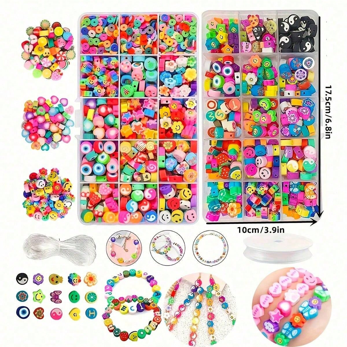 1450/1200/250 ชิ้นชุดลูกปัดดิน - Polymer Clay Set บทวิจารณ์และราคา