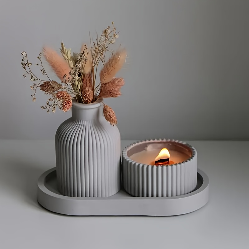4 ชิ้นแม่พิมพ์ซิลิโคนรูปไข่ถาด - Art Craft Vase บทวิจารณ์และราคา