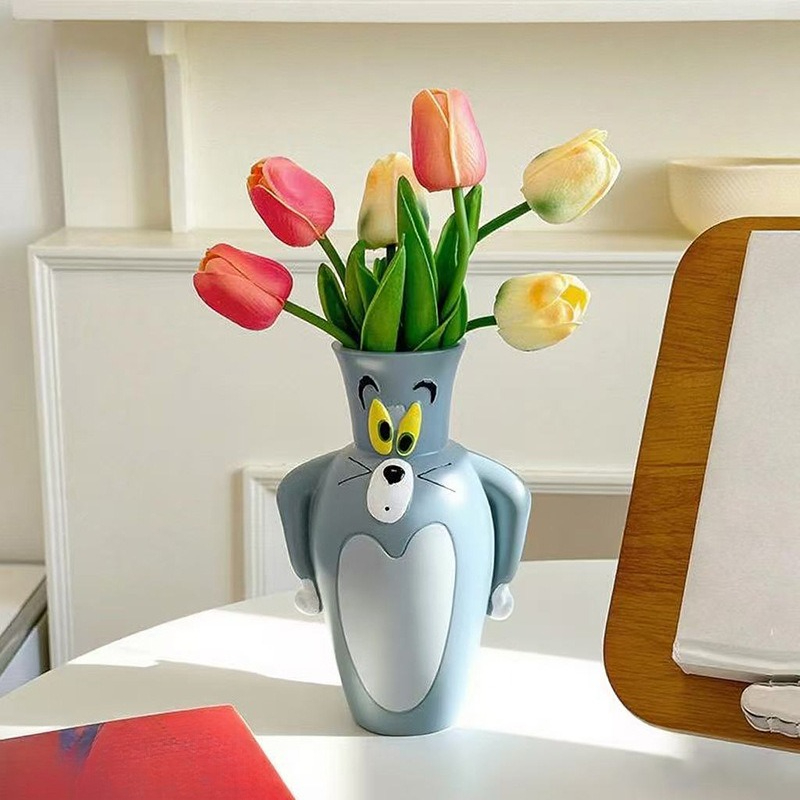 การ์ตูนทอมและเจอร์รี่ใหม่ ของต - Art Craft Vase บทวิจารณ์และราคา