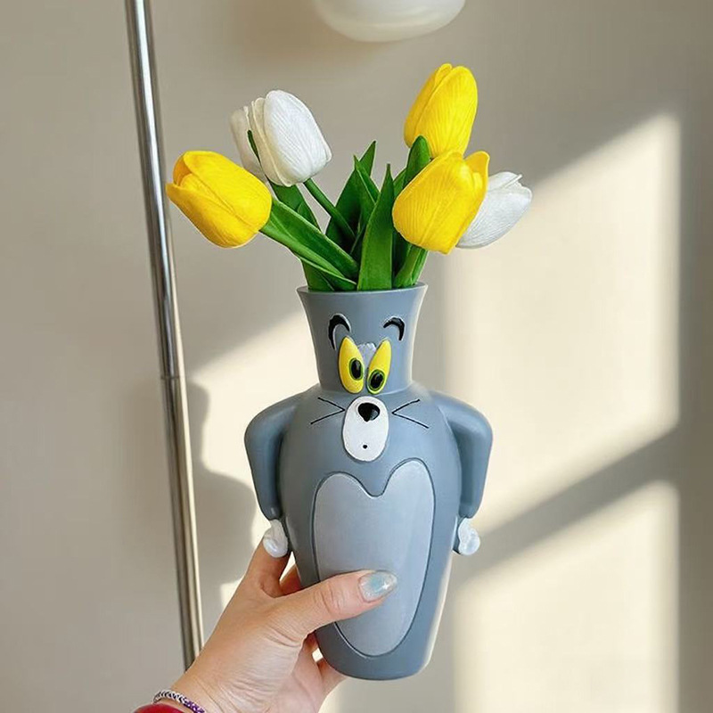 การ์ตูนทอมและเจอร์รี่ใหม่ ของต - Art Craft Vase บทวิจารณ์และราคา