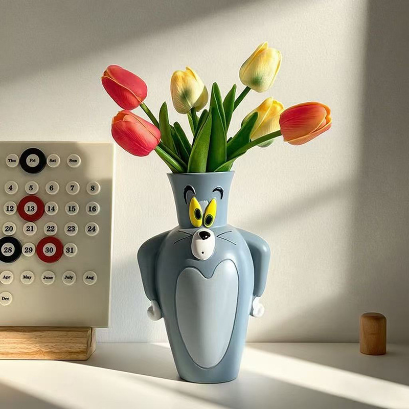 การ์ตูนทอมและเจอร์รี่ใหม่ ของต - Art Craft Vase บทวิจารณ์และราคา