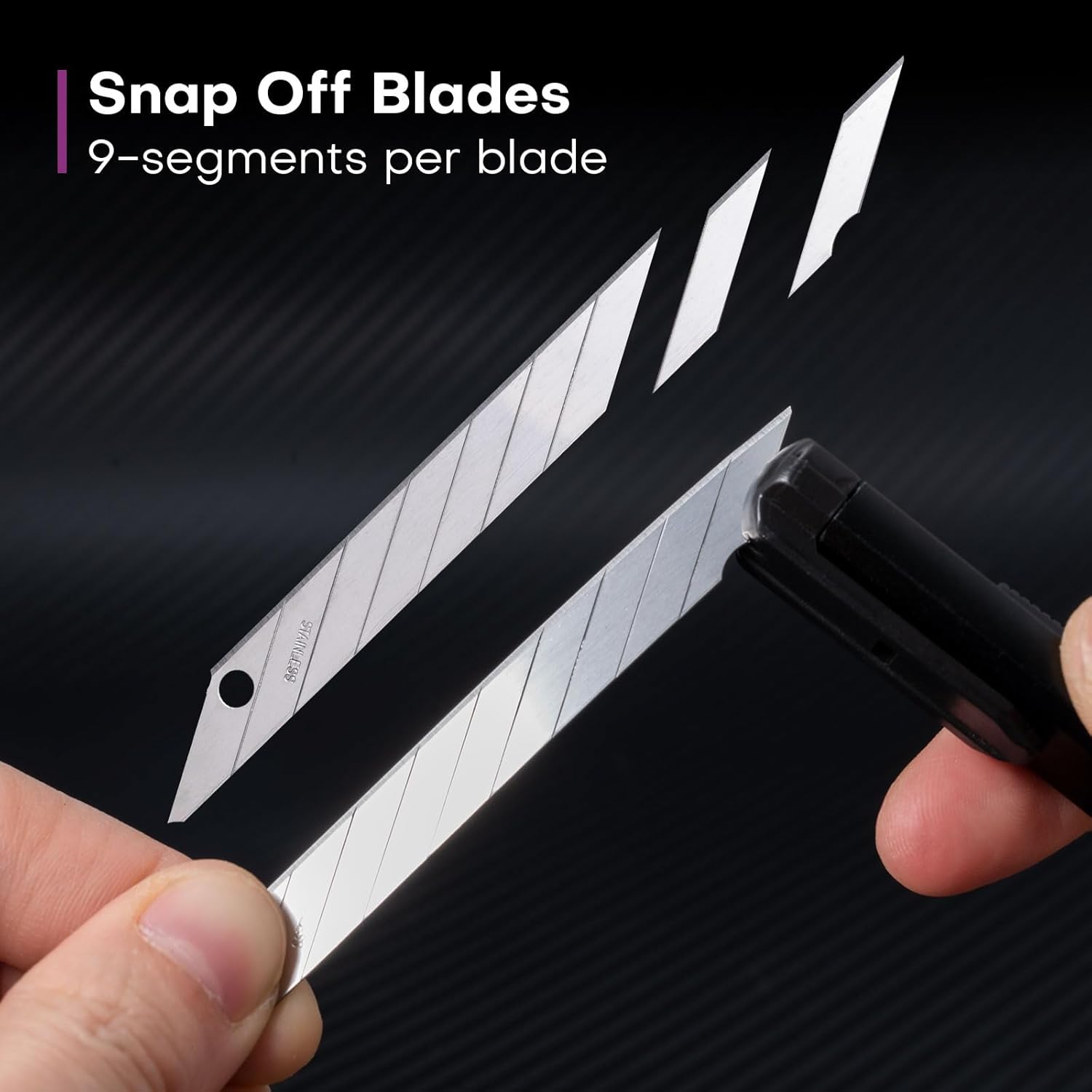 FOSHIO ใบมีดสแตนเลสสําหรับ 9mm - Art Craft Knife บทวิจารณ์และราคา