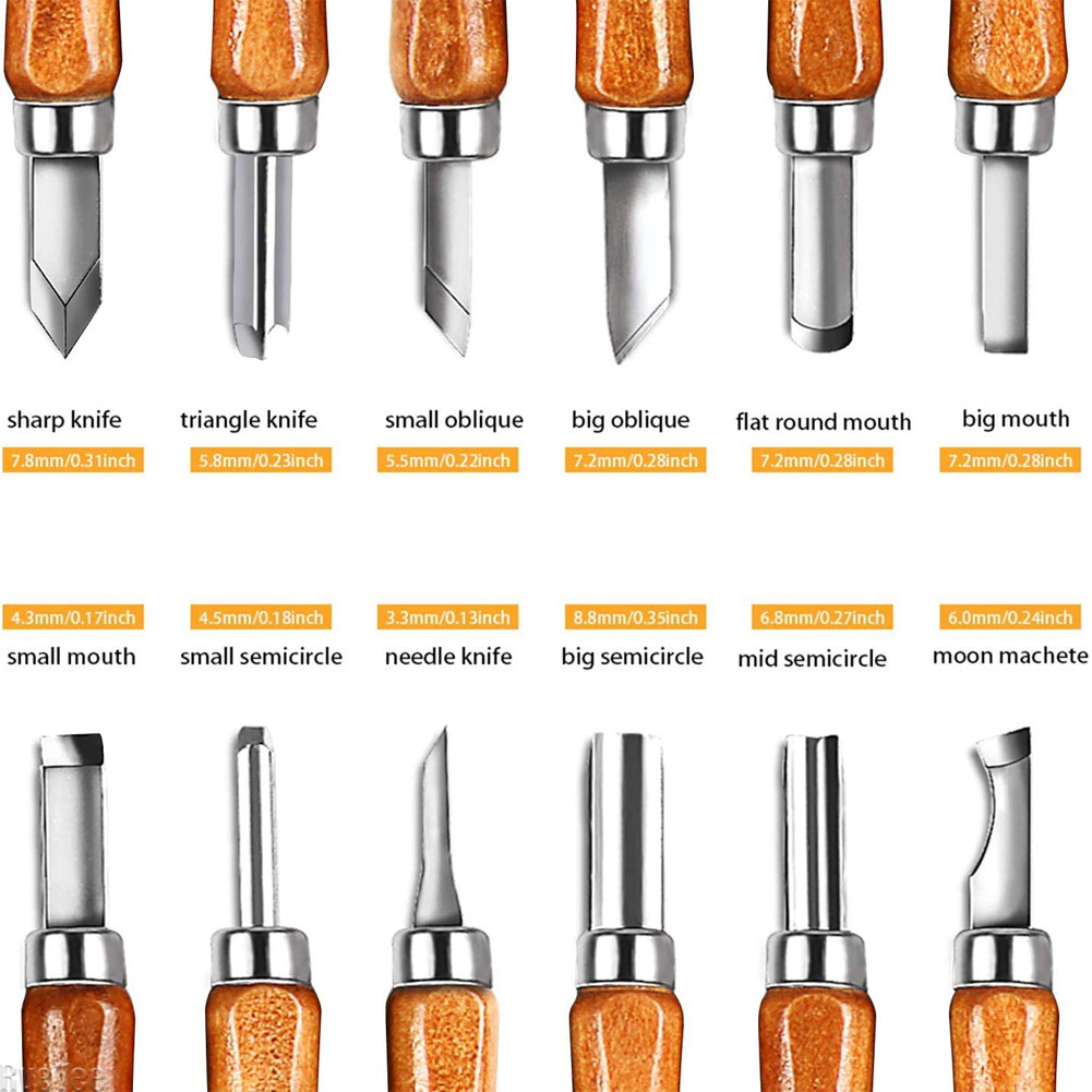 ชุดเครื่องมือแกะสลักไม้ SK2 12 - Art Craft Knife บทวิจารณ์และราคา